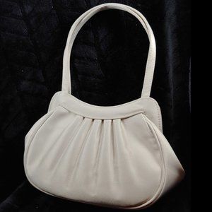 Elegant Silver/Beige Clutch Wristlet